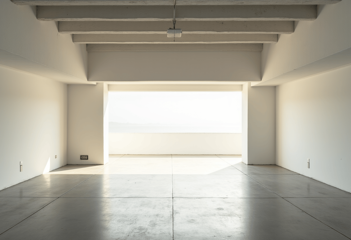 sleek luxury car with premium XPEL window tint parked in a modern garage