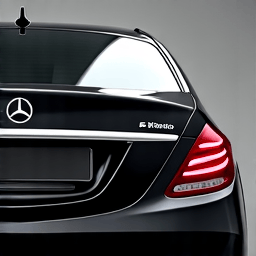 Luxury vehicle rear window tinting