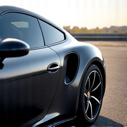 Porsche optimized for CA-14 commute, featuring legal window tint for enhanced comfort and aesthetics