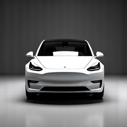 Tesla Model Y receiving XPEL FUSION PLUS Ceramic Coating in Encino