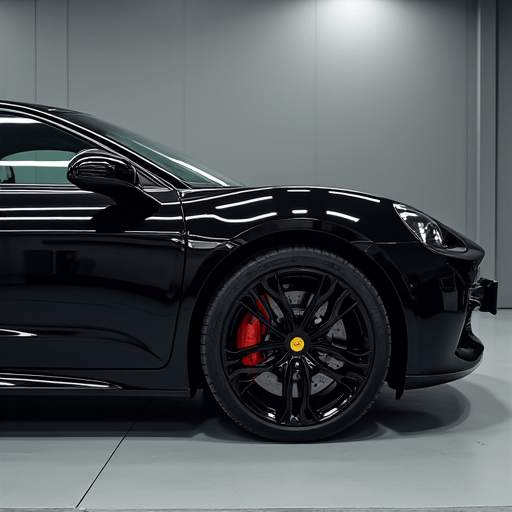 Luxury vehicle detailed with ceramic coating finish by Autograff Mobile Tint in Santa Clarita