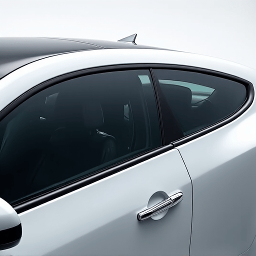 Luxury car receiving XPEL nano ceramic tint installation