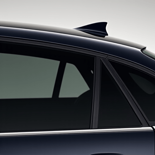 Tesla Model 3 with XPEL Prime XR Plus tint being installed on driver side