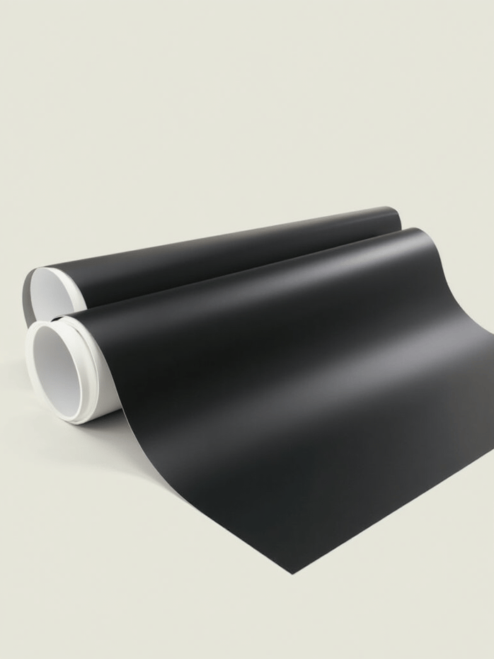 automotive window tinting specialist expertly applying xpel ceramic film on luxury car windshield