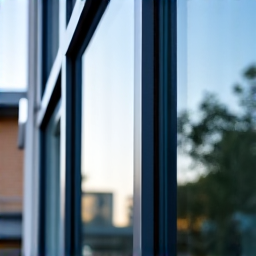 Commercial Security Window Film Encino. Security window film on a commercial property in Encino.