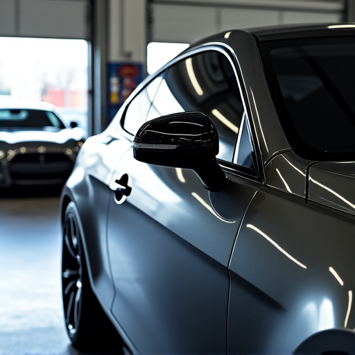 Custom tint job on a high-performance vehicle, showcasing precision and care taken by technicians in Valencia.