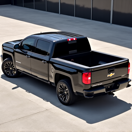 Custom truck with XPEL Prime XR Plus ceramic window tint, 20% VLT, demonstrating advanced glare reduction for drivers. Truck window film.