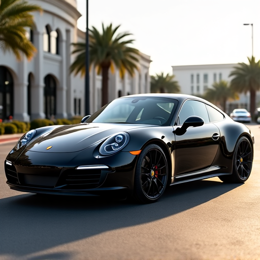 Happy customer with newly tinted car in Glendale