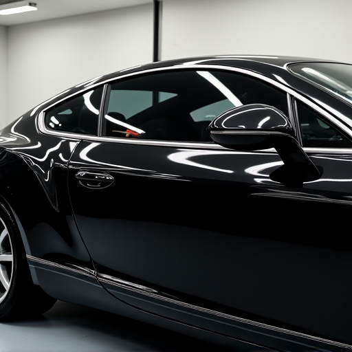 Happy luxury car owner standing next to their tinted vehicle in Santa Clarita, showcasing satisfaction with XPEL ceramic tint installation