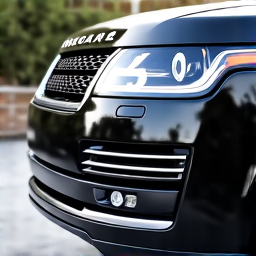 Luxury SUV receiving XPEL paint protection film on the front bumper near Ventura Blvd, Tarzana, defending against road debris