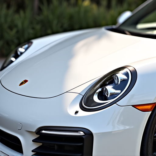 Porsche 911 protected with XPEL Ultimate Plus paint protection film in Altadena, ensuring pristine condition against road debris and abrasions. This clear bra maintains the high gloss finish of the sporty vehicle.