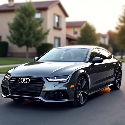 Audi A7 with XPEL Prime XR window tint providing a full vehicle tint solution in Porter Ranch. Sleek tinting for a sophisticated sportsback.