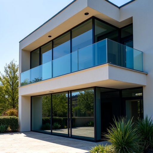 Residential tinting on large windows of a Copperhill Drive home, showcasing professional installation and clear views