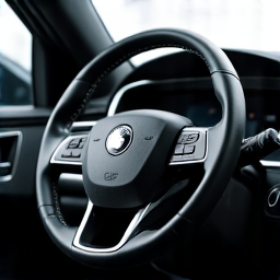 Sports car interior receiving UV protection coating in Tarzana, preventing sun damage and fading of upholstery