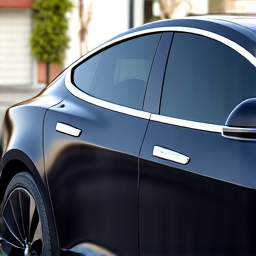 Tesla Model S ceramic window tint heat rejection Encino